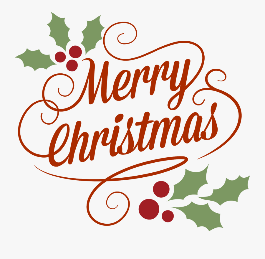 Merry Christmas Vector Png, Transparent Clipart