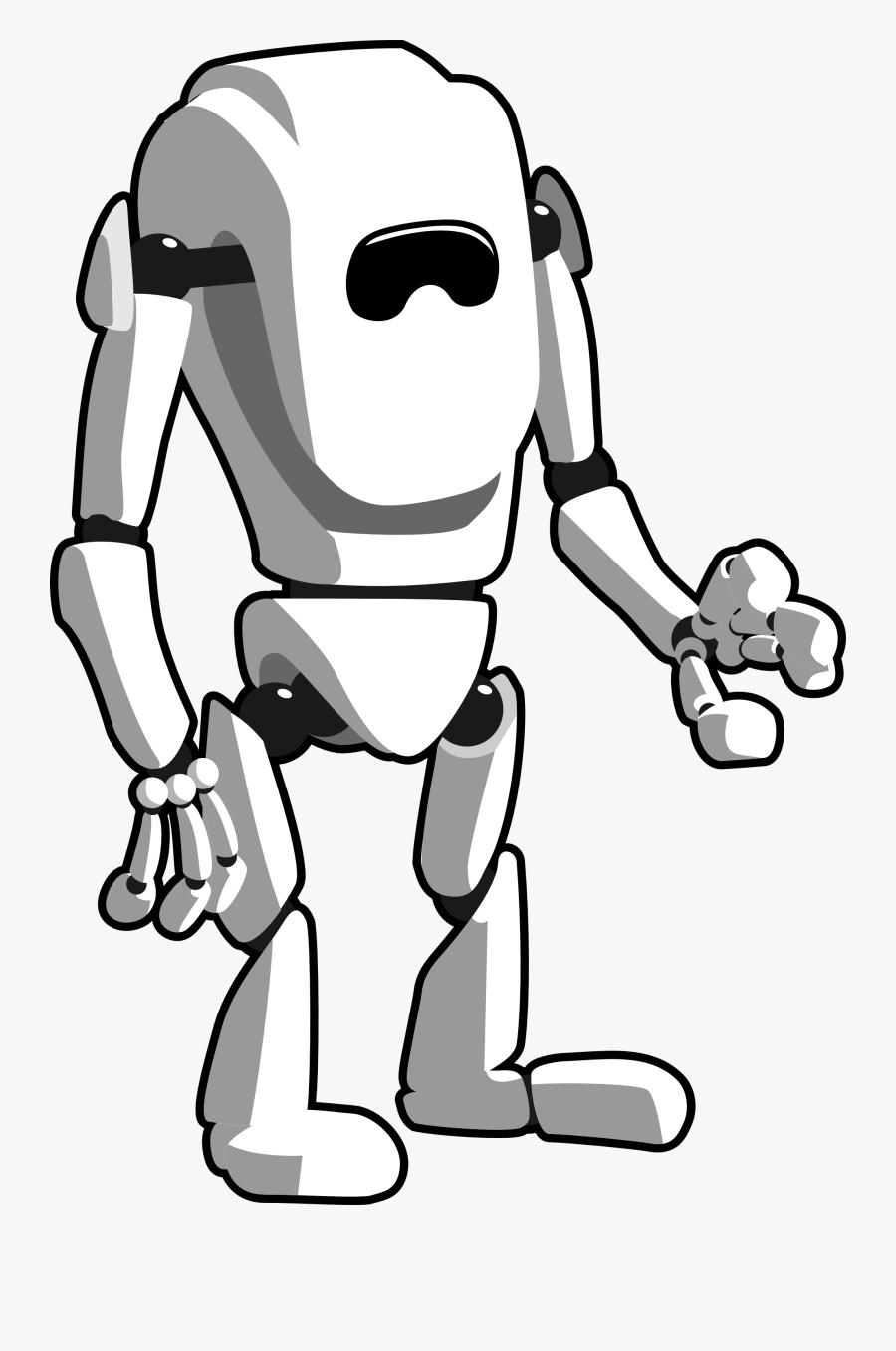 Robot Clipart - Clipart Best - Robots In Black And White, Transparent Clipart