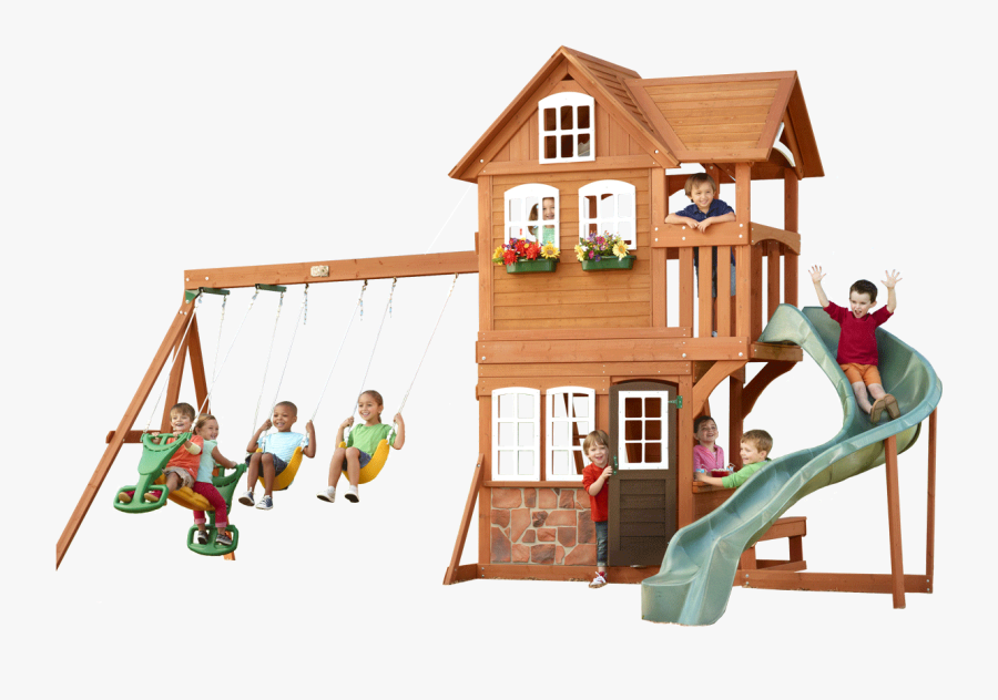 Transparent Playground Clipart - Stonefield Lodge Climbing Frame, Transparent Clipart