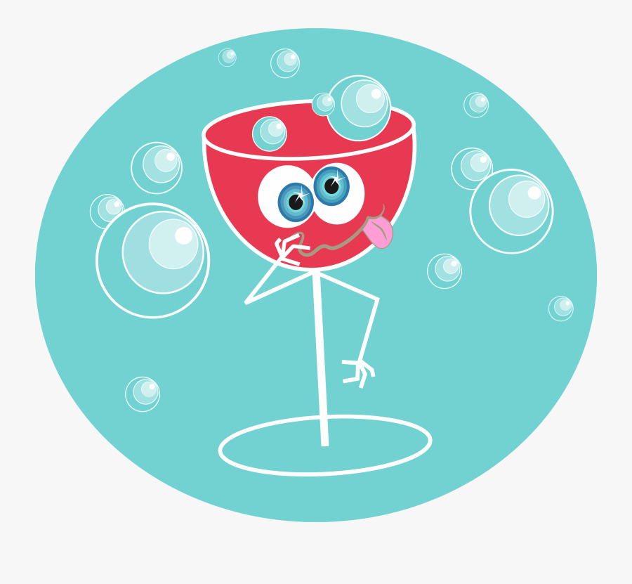 Wine Glasses Cartoon Drunk, Transparent Clipart