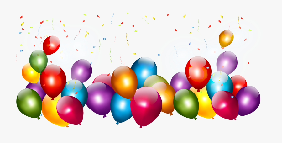 Balloon Clipart Banner - Transparent Background Balloon Banner Png, Transparent Clipart