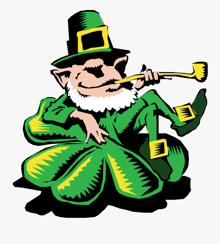 Leprechaun Clipart Clover - Illustration, Transparent Clipart