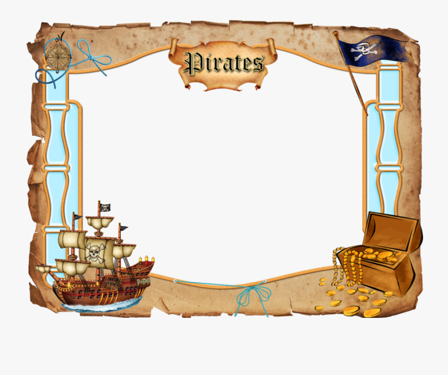 Pirate Border Png - Pirates Frame Png, Transparent Clipart