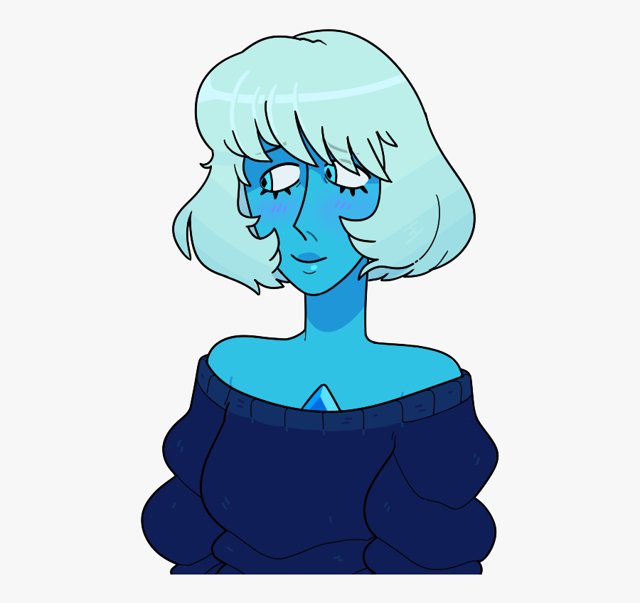 Face Nose Fictional Character Head Clip Art Cartoon - Beautiful Steven Universe Blue Diamond, Transparent Clipart