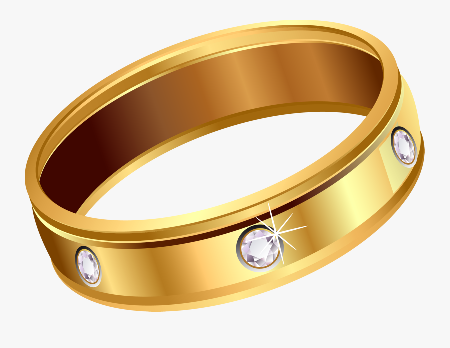 Gold Ring Clipart, Transparent Clipart