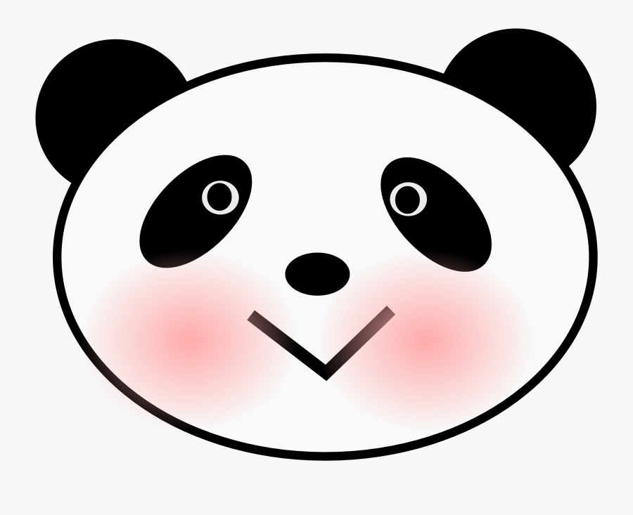 Transparent Panda Cartoon Png - Clipart Panda Face, Transparent Clipart