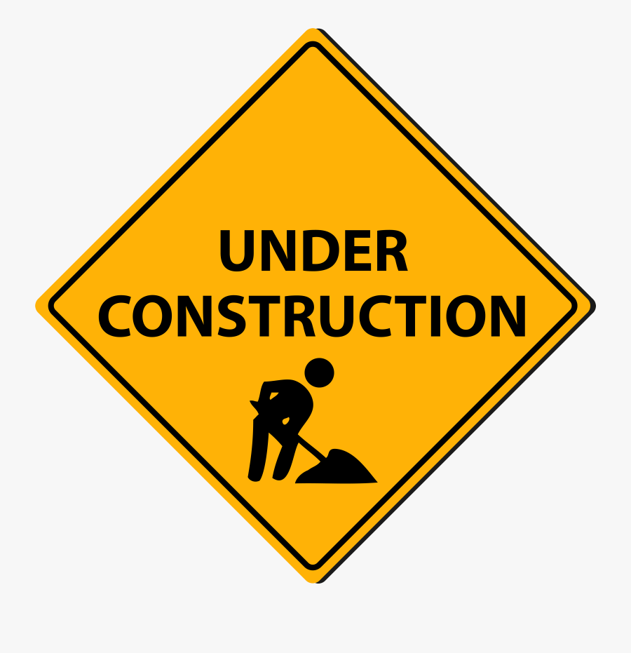 Bridge Under Construction Clip Art Clipart Free Download - Safe Zone Sign, Transparent Clipart