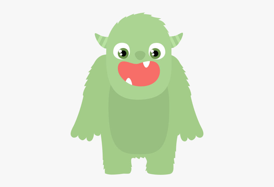 Fictional Character,green,nose - Big Monster Clipart, Transparent Clipart