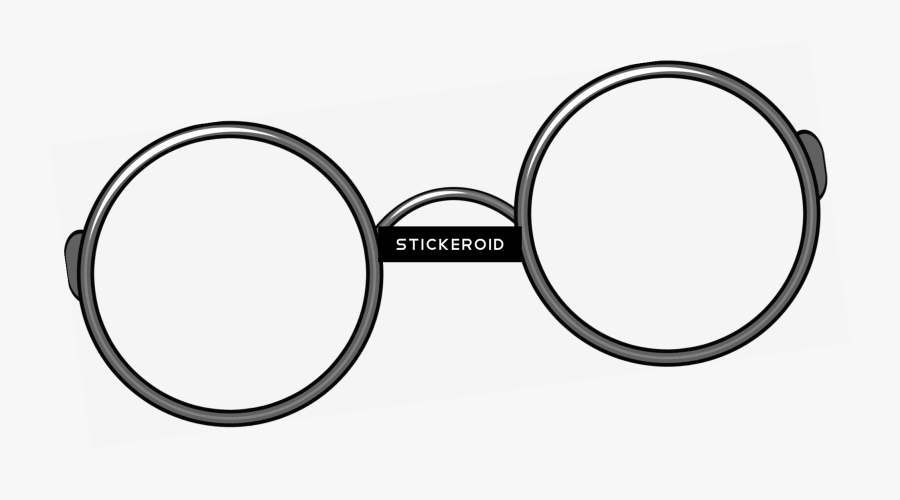 Glasses - Glasses - Glasses - Harry Potter Glasses - Circle, Transparent Clipart