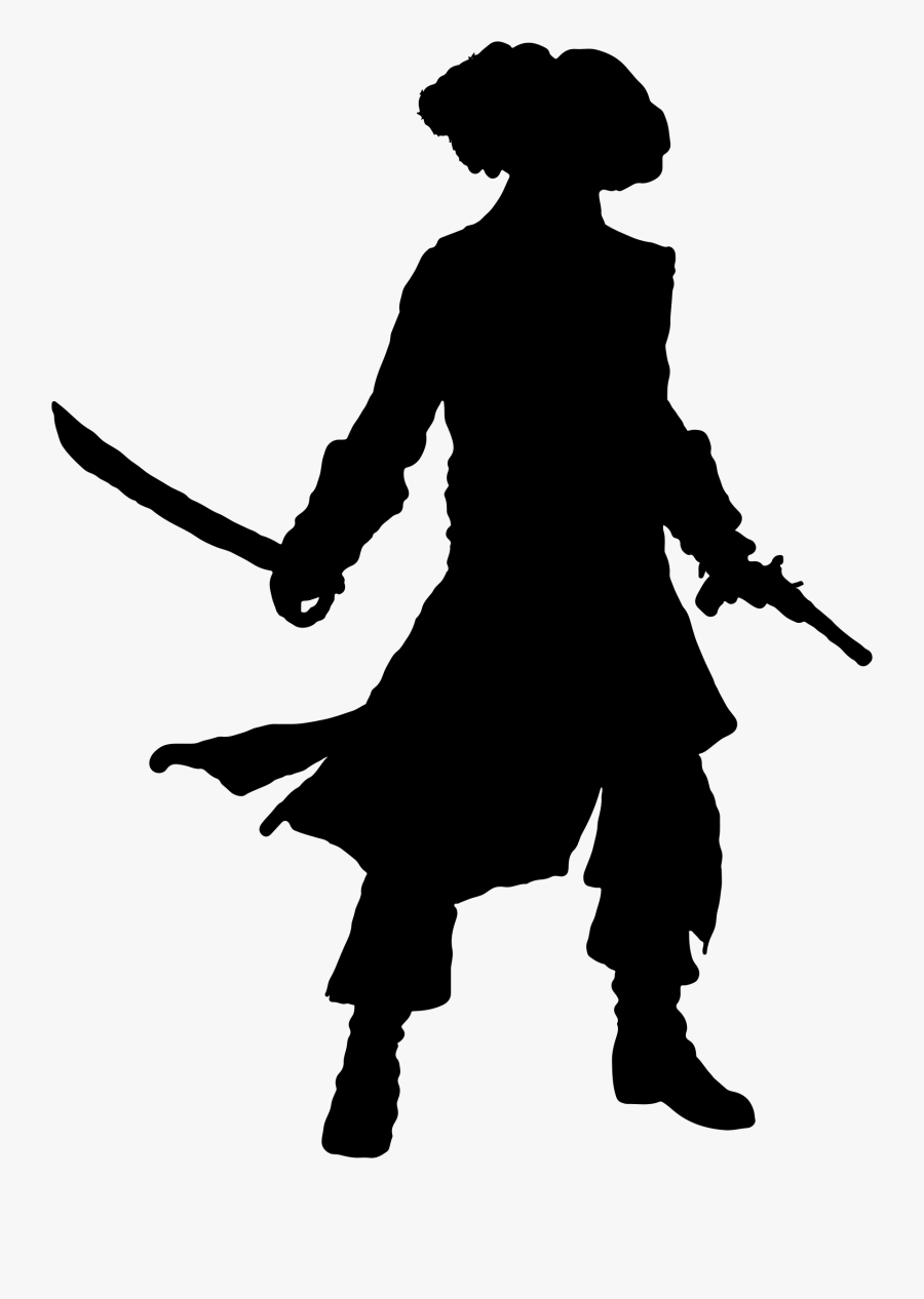 Free Png Pirate Flag Png Images Transparent - Pirate Silhouette, Transparent Clipart