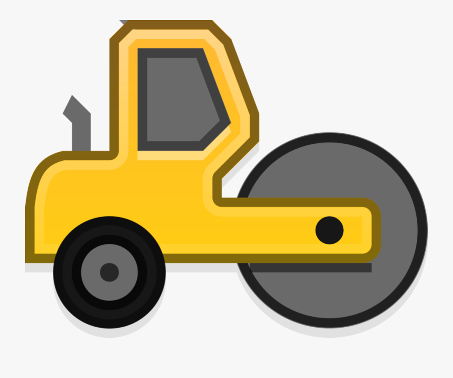 Construction Clipart 4 Clipartix - Steam Roller Clip Art, Transparent Clipart
