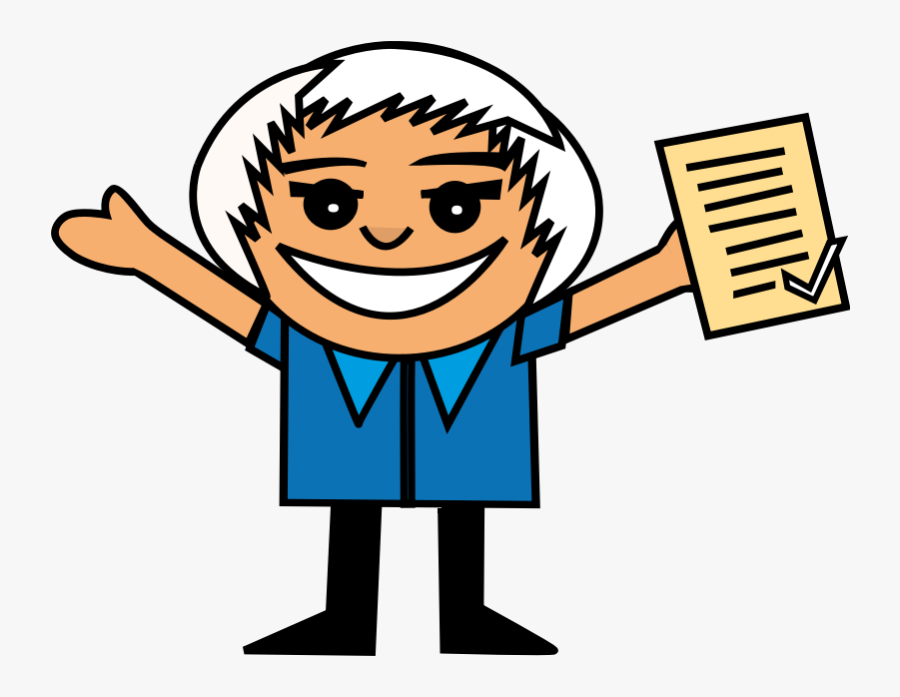 Happy Student Clipart Png Transparent Png , Png Download - Png Gif Cartoon Student, Transparent Clipart