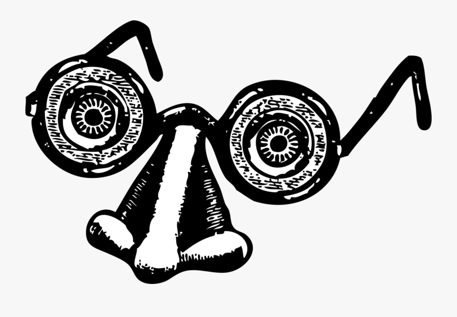 Fake Glasses And Nose - Nose Clip Art, Transparent Clipart