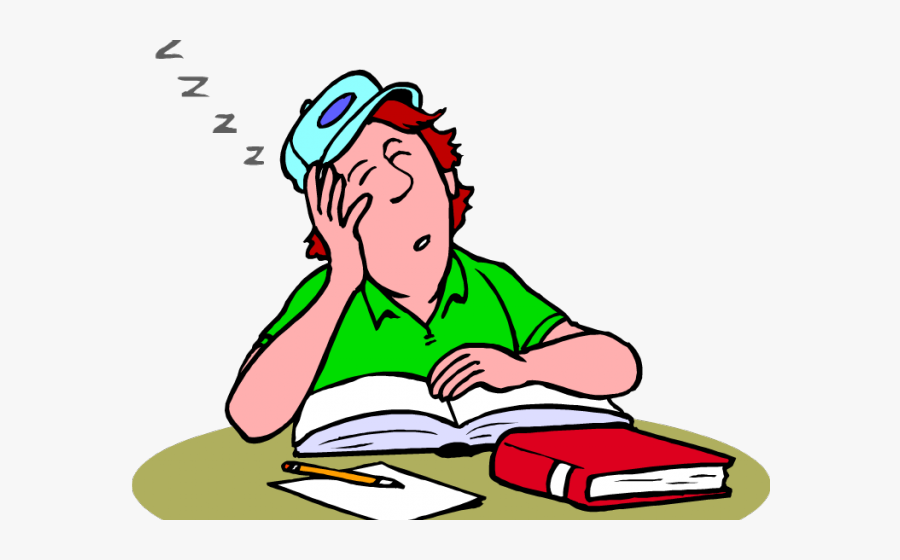 Sleepy Student Png - Nod Off, Transparent Clipart