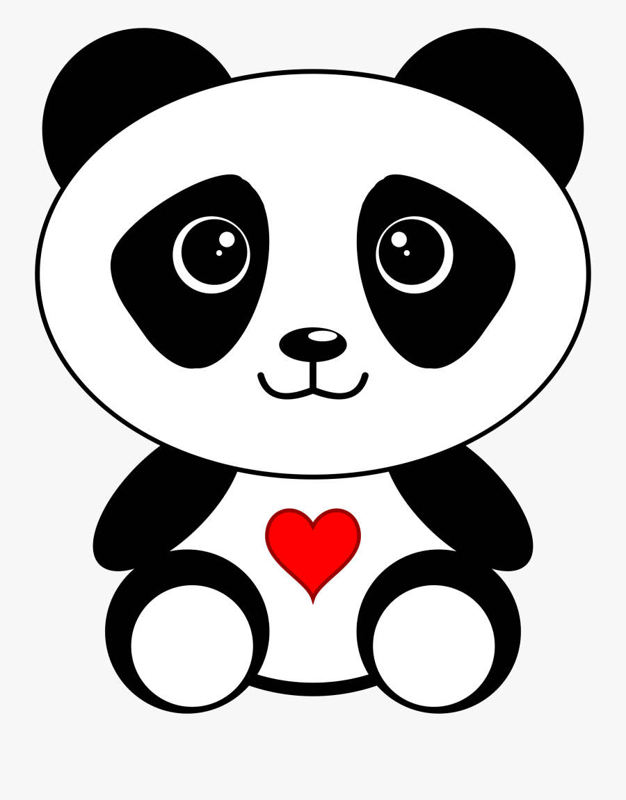 Transparent Panda Face Png - Oso Panda Para Colorear, Transparent Clipart