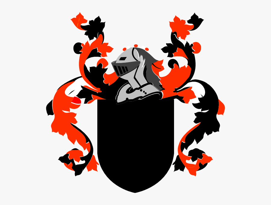 Family Crest Clip Art At Clker - Family Crest Blank Coat Of Arms, Transparent Clipart