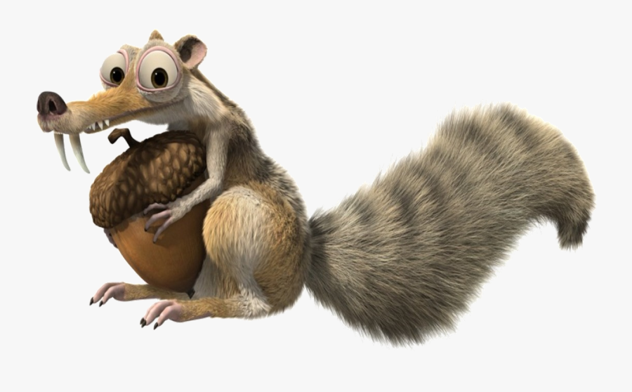 Transparent Cute Baby Squirrel Clipart - Squirrel Ice Age, Transparent Clipart