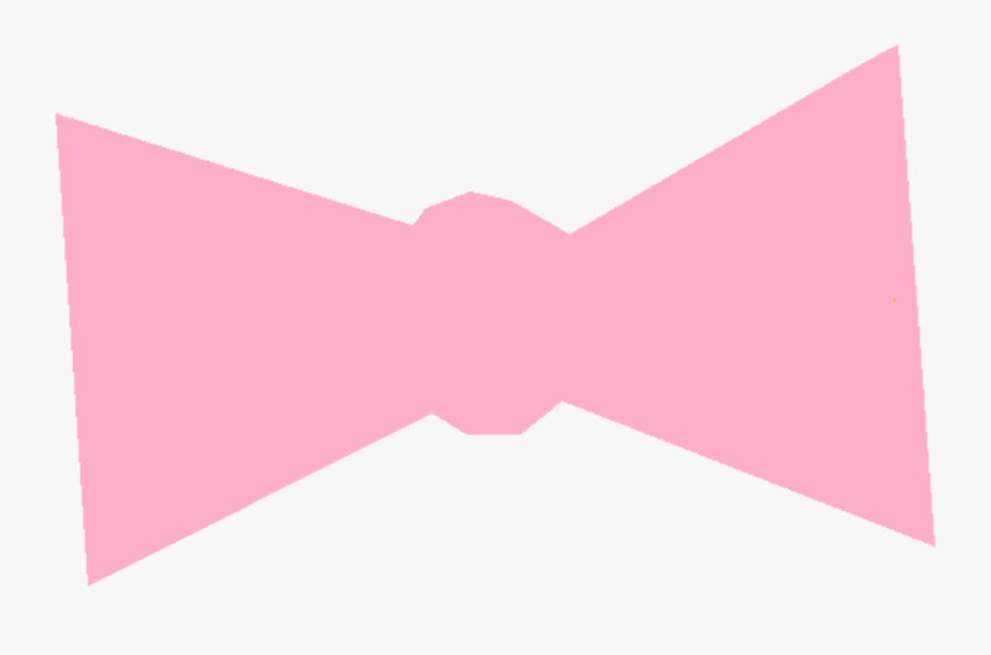 Pink,bow Tie,angle - Illustration, Transparent Clipart