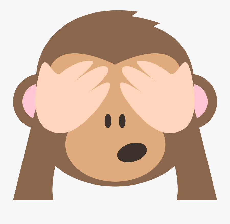 Nose Clipart Sick - No Eye See Emoji, Transparent Clipart