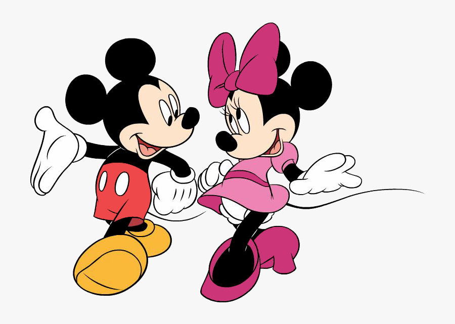 Mickey And Minnie Mouse Clipart - Mickey Mouse And Minnie Png, Transparent Clipart