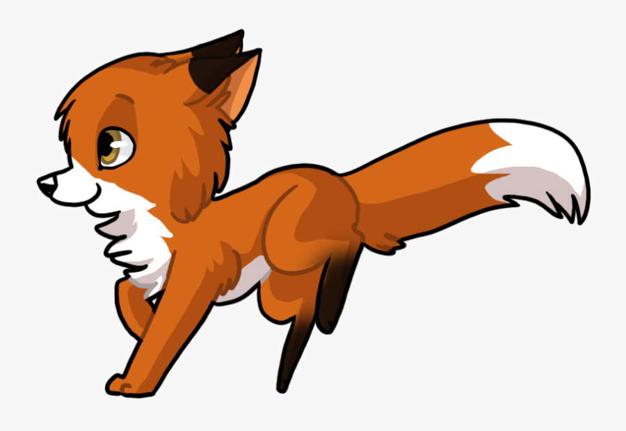 Baby Anime Cliparts - Cartoon Fox No Background, Transparent Clipart