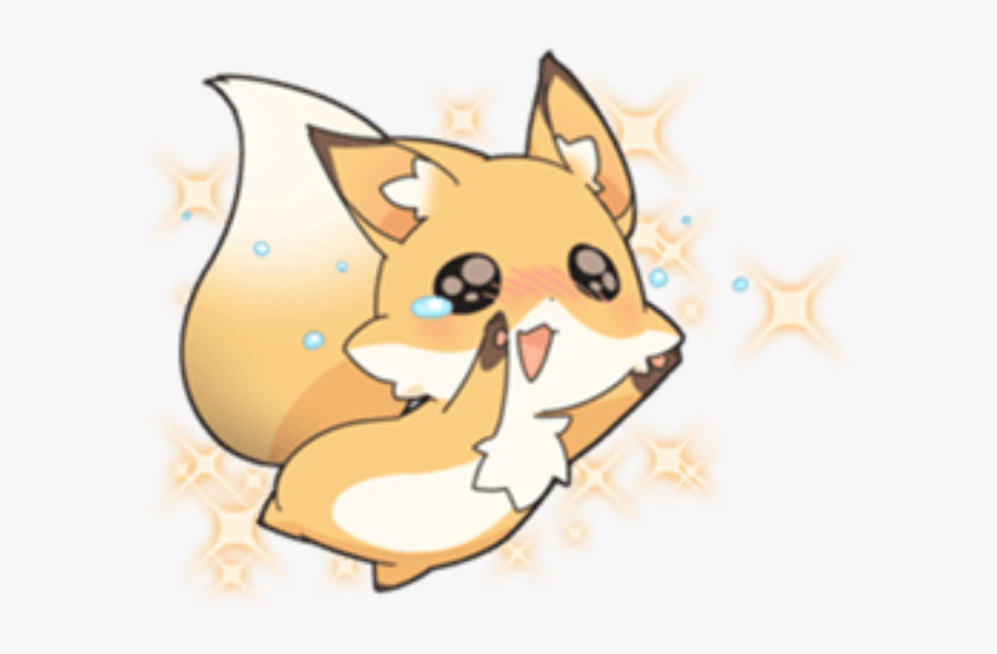 Transparent Cute Fox Png - Cute Kawaii Fox Png, Transparent Clipart