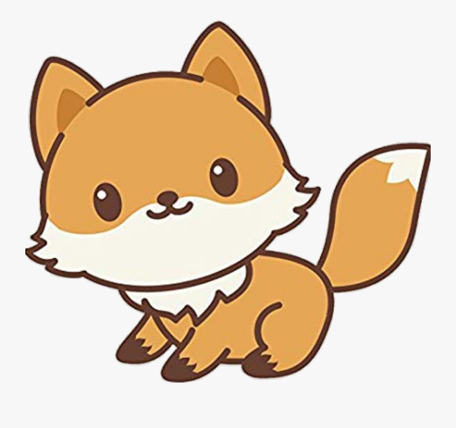 #fox #kawaii #kawaiifox #cute #cutefox #cartoon #cartoonfox - Cartoon Cute Kawaii Fox, Transparent Clipart