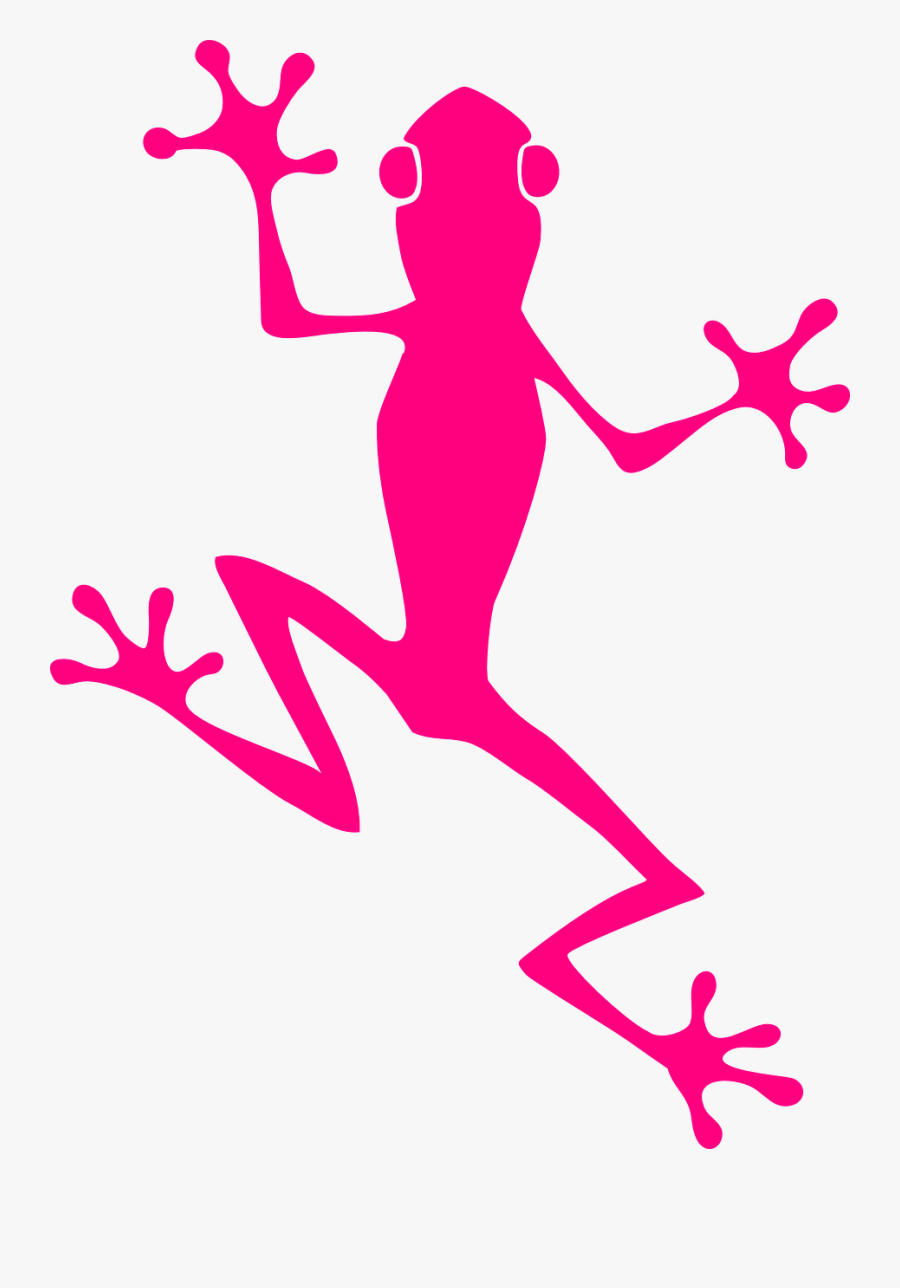 Frog, Climb, Pink, Amphibian, Animal, Nature, Wildlife - Pink Frog Clip Art, Transparent Clipart