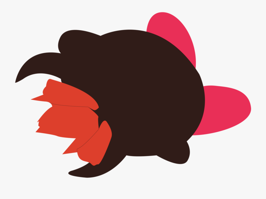 Kirby Clipart Silhouette - Illustration, Transparent Clipart