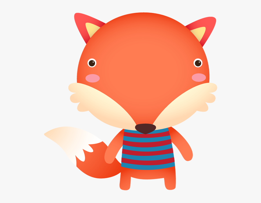 Cartoon Cute Funny Fox - Cute Fox Cartoon Png, Transparent Clipart