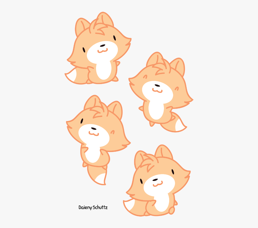 Transparent Fox Clipart - Cartoon, Transparent Clipart