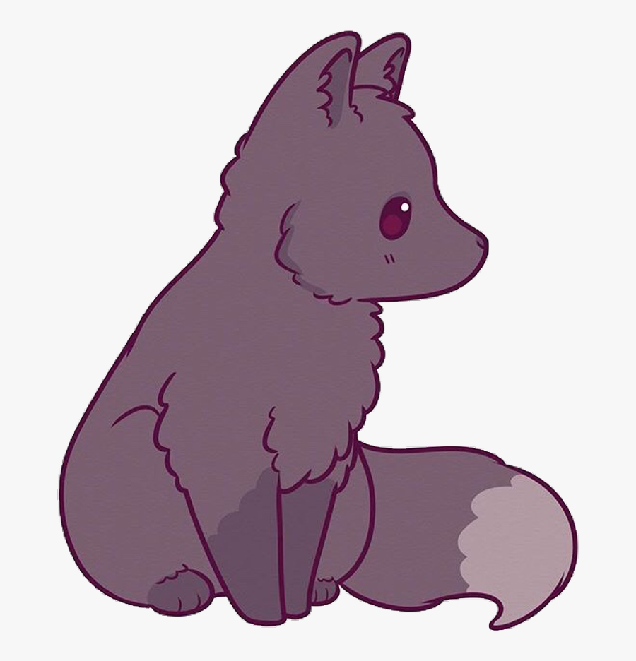 Transparent Silver Fox Clipart - Kawaii Drawings Of Animals, Transparent Clipart