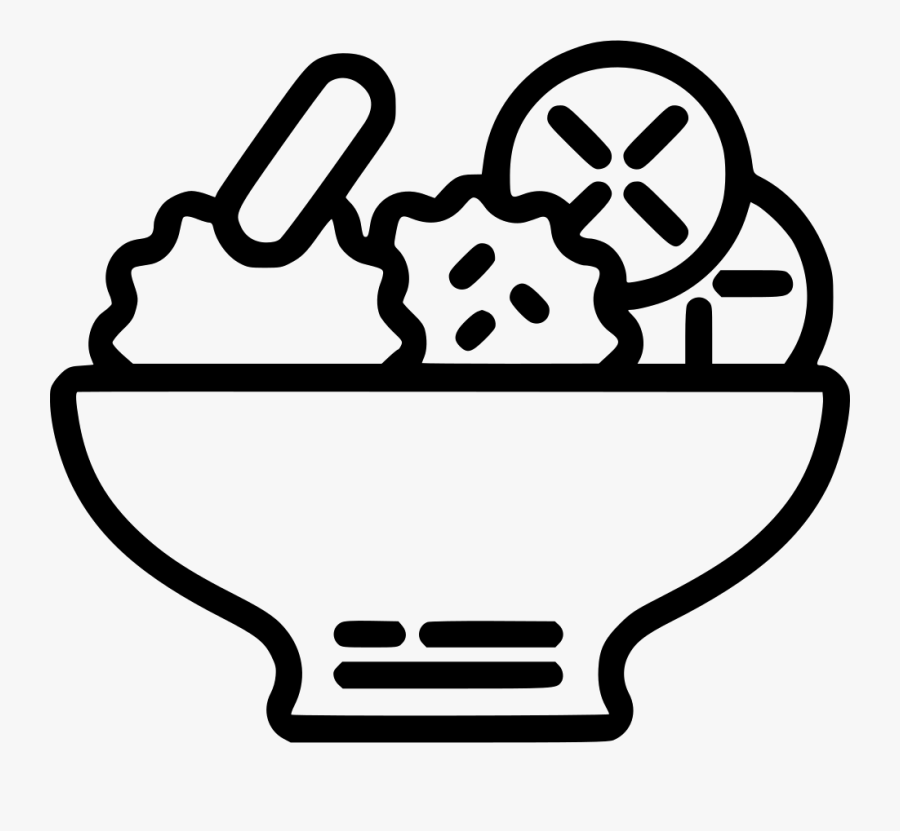 Transparent Salad Icon Png - Salad Vector Icon, Transparent Clipart