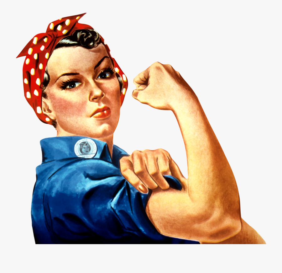Clip Art Naomi Parker Fraley We - Rosie The Riveter Png, Transparent Clipart