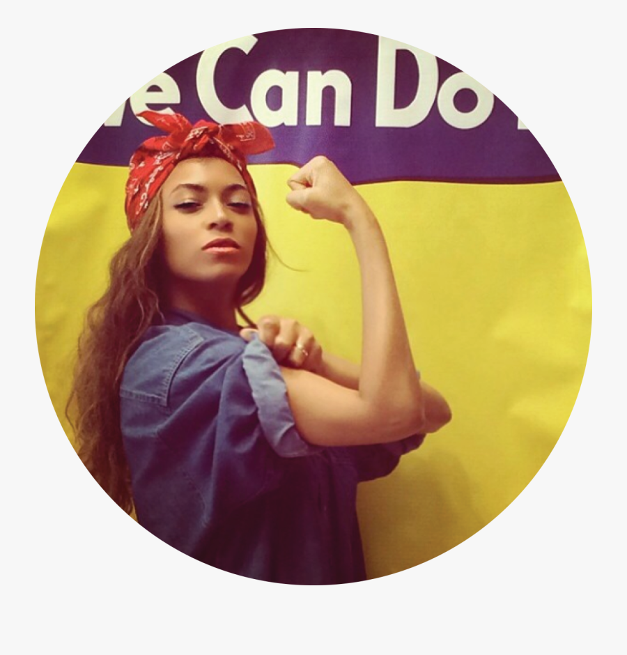 Rosie - We Can Do It Poster Beyonce, Transparent Clipart