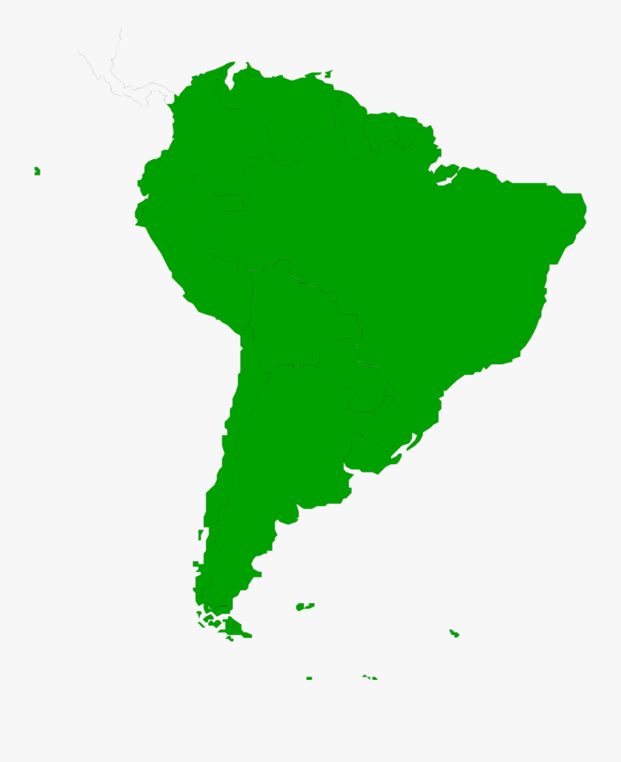 South America Map Clipart - Mỹ La Tinh, Transparent Clipart