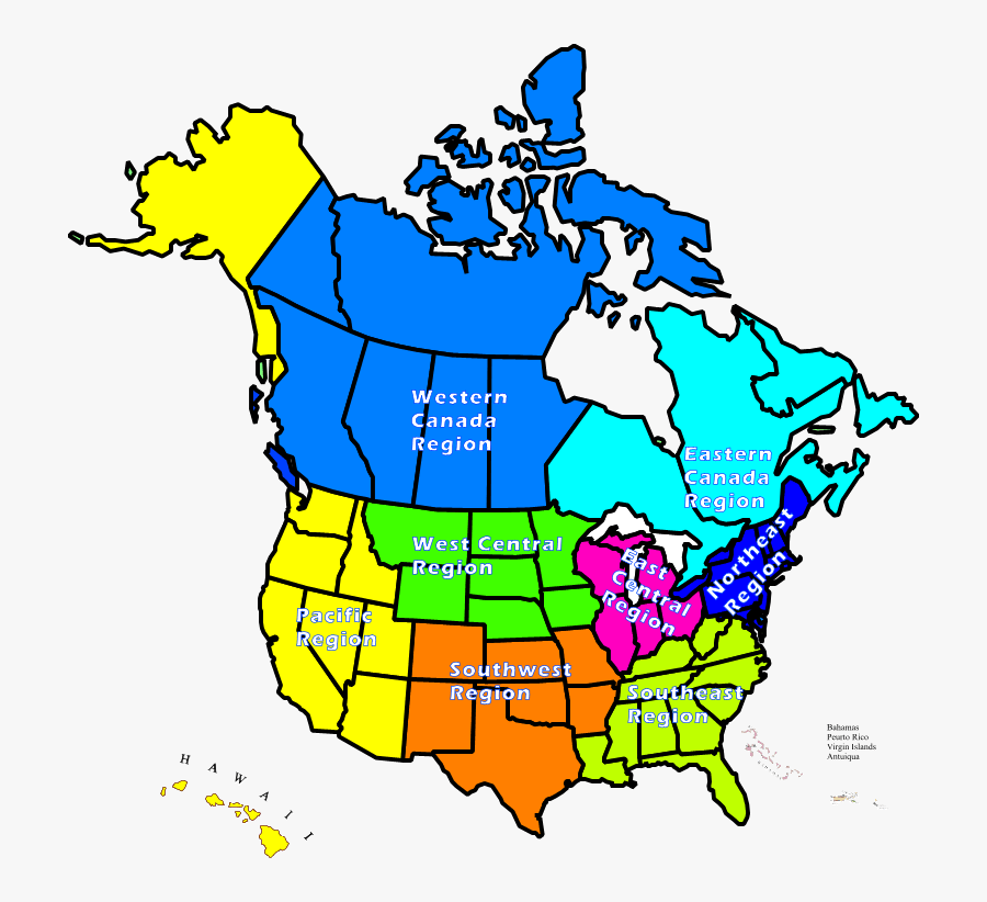 North American Regional Groupfighting League Wip Sign - Alaska Canada Usa Map, Transparent Clipart