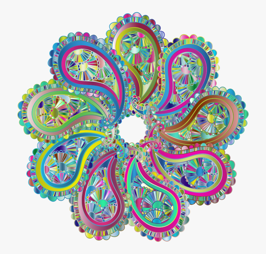 Paisley Mandala 3 Extended - Motif, Transparent Clipart