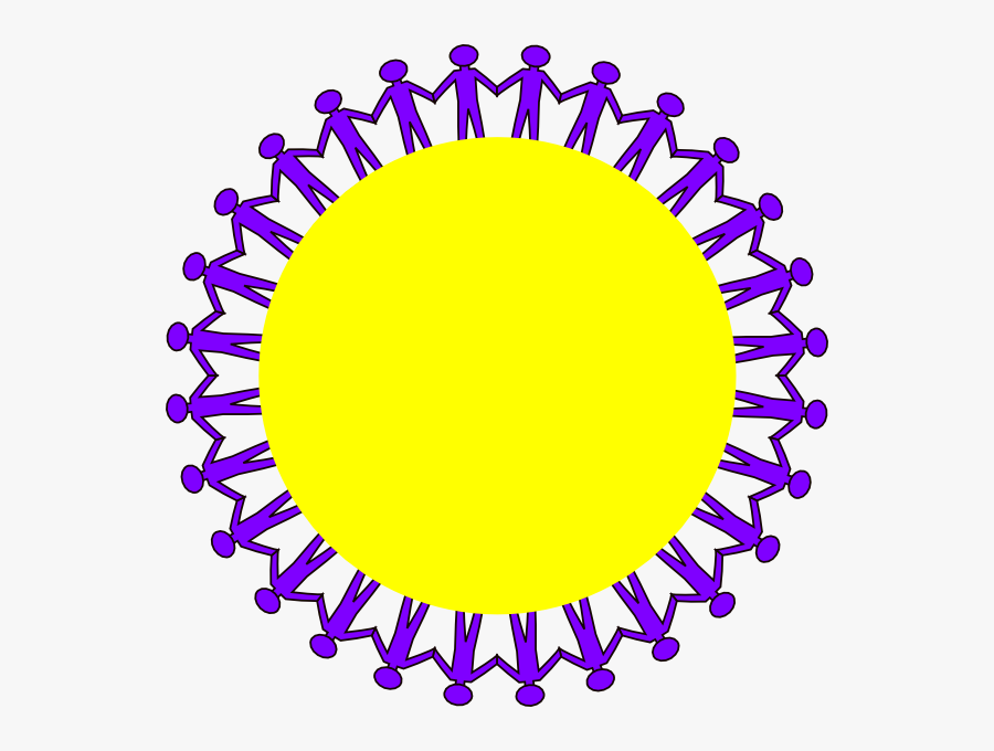 People Holding Hands In A Circle Clipart, Transparent Clipart
