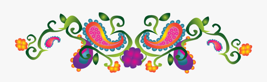 Arabescos Coloridos Png, Transparent Clipart