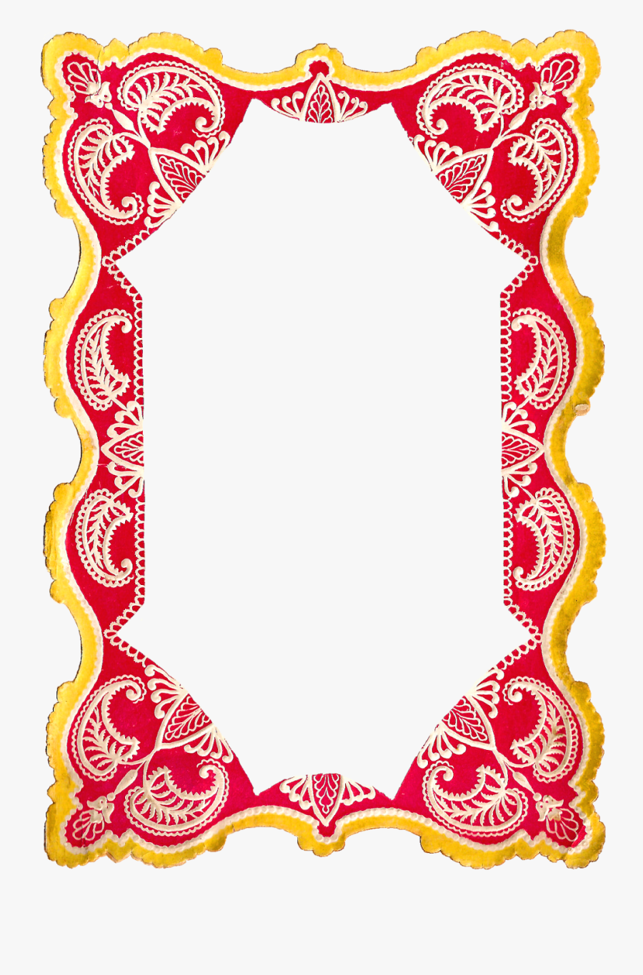 Antique Images - Antique Printable Picture Frames Colored, Transparent Clipart