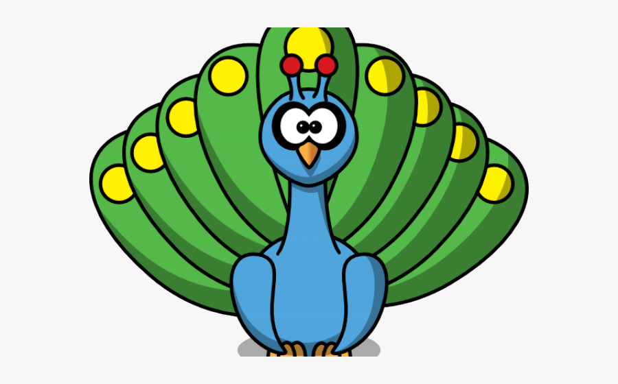 Peacock Tail Clipart, Transparent Clipart