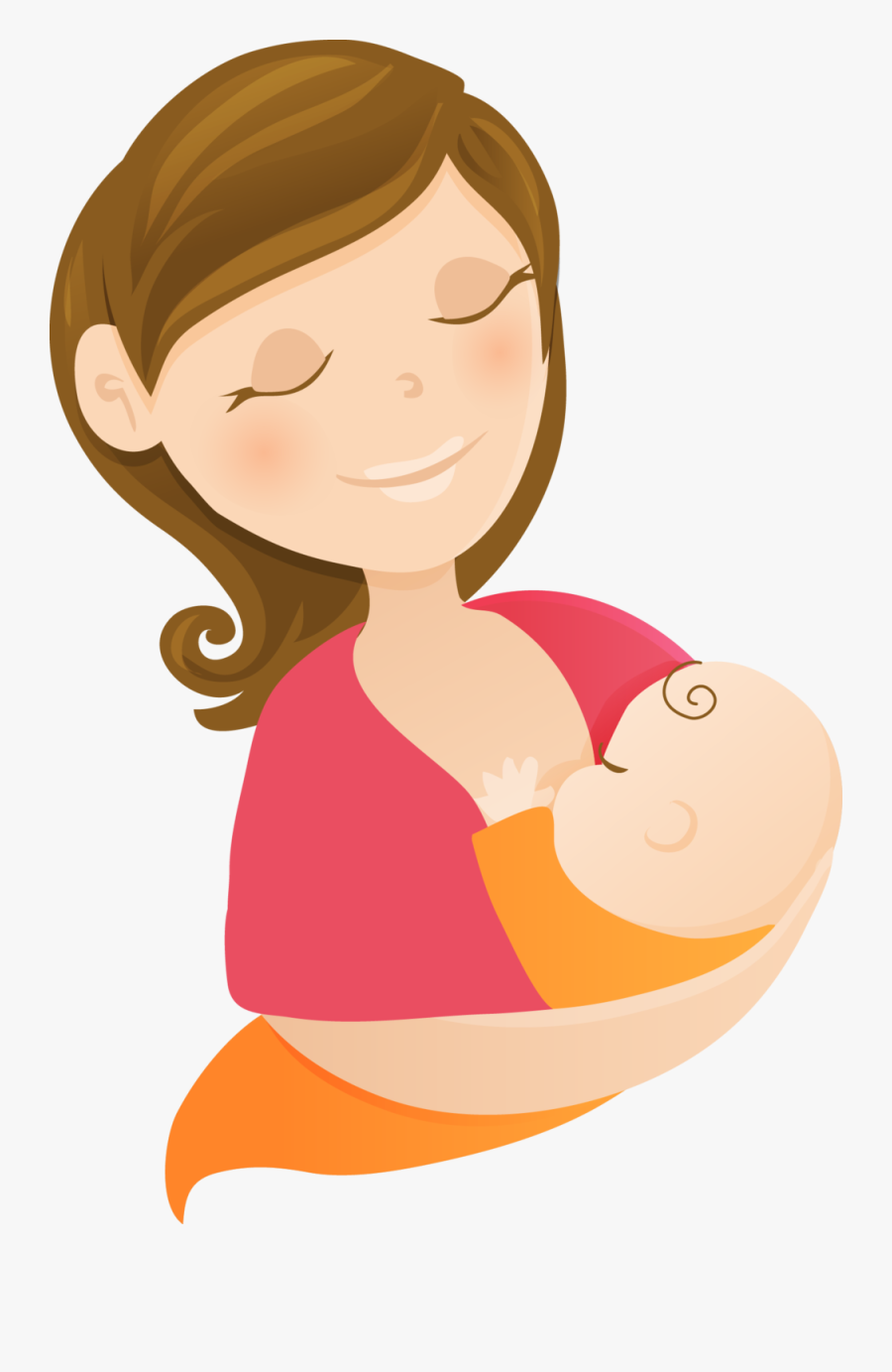 Breastfeeding At Getdrawings Com - Breastfeeding Png, Transparent Clipart