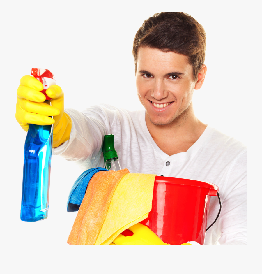 Man Cleaning Png - Window Cleaner Man Png, Transparent Clipart