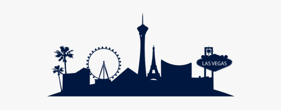 Las Vegas Skyline Svg, Transparent Clipart