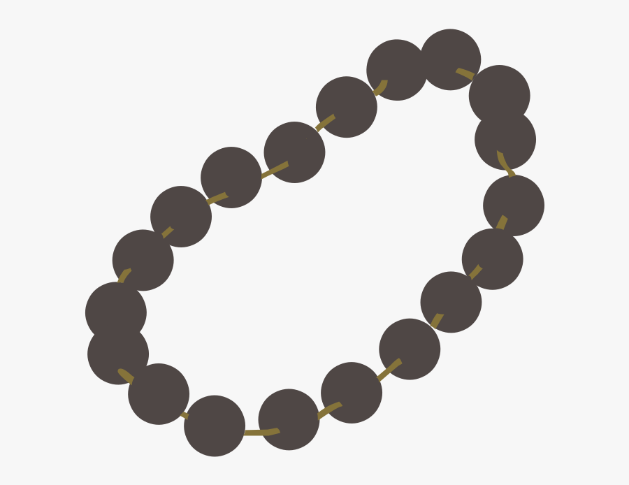 Transparent Fossils Clipart - Dibujo Collar De Perlas, Transparent Clipart