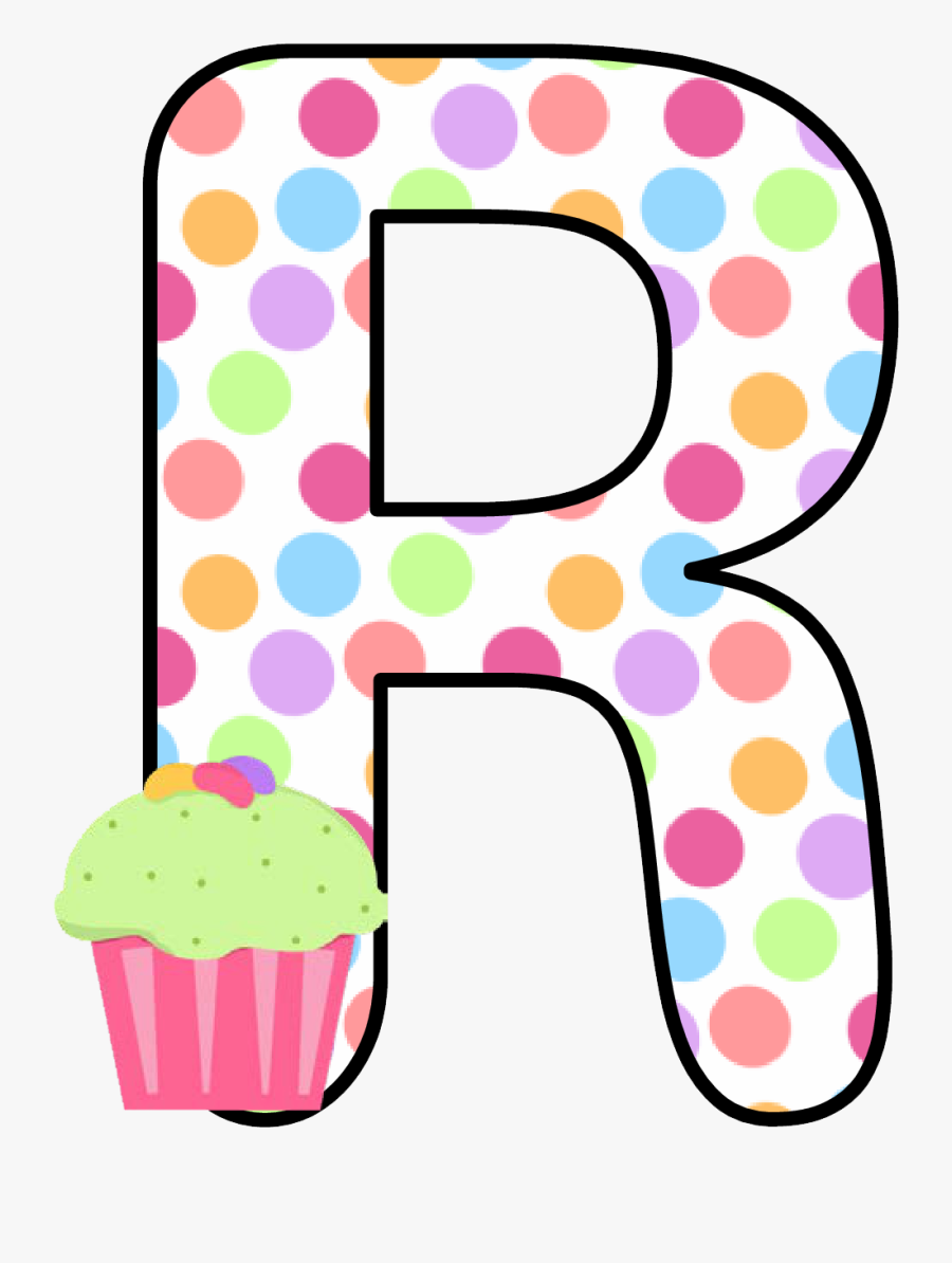Alphabet Letters, Kid, Cupcakes, Sweet Pastries, Conch - Alphabet Letter With Cupcake, Transparent Clipart