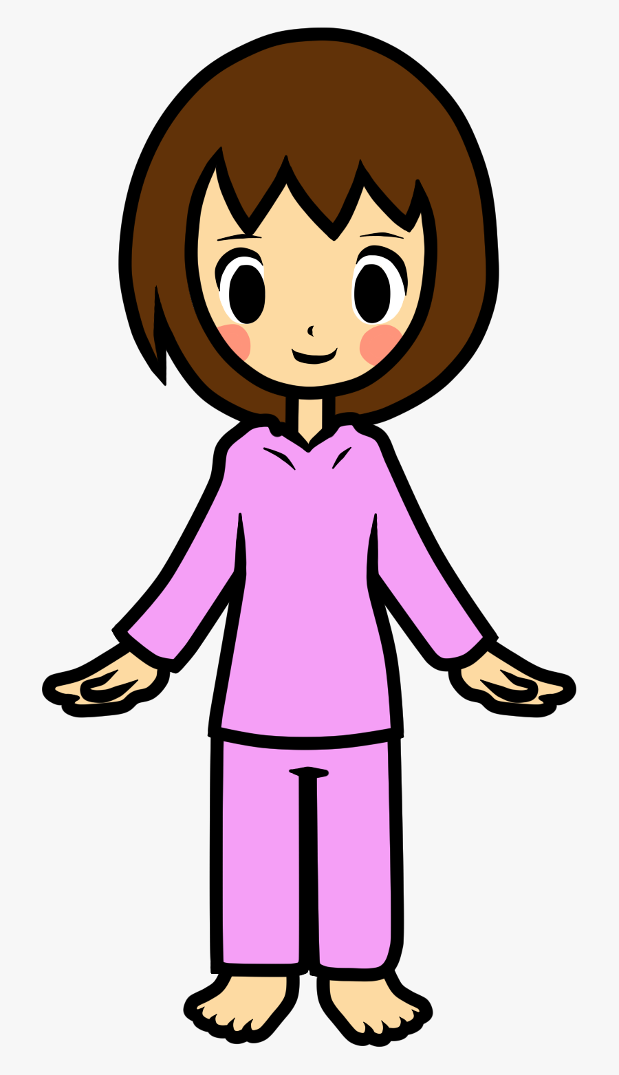 Boobs Pajamas Downloads Org - Pajama Girl Rhythm Heaven, Transparent Clipart
