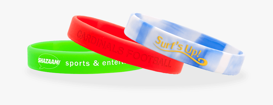 Custom Silicone Wristbands And Rubber Bracelets - Wristband Plastic, Transparent Clipart