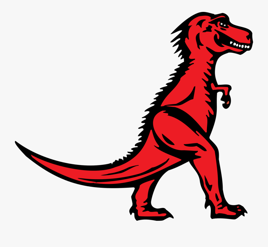 Logo T Rex Vector - Red T Rex Logo, Transparent Clipart